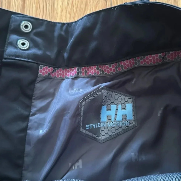 Helly Hansen sz L Alpine Insulated Ski Pants black excellent pre owned condition - Picture 4 of 7